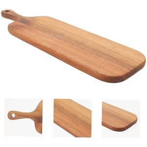Planche à découper en bois de manguier avec poignée en forme de cœur Planche à découper en bois élégante pour outils de cuisine - Product Image 3