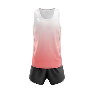 Uniforme de pista y campo impreso con nombre de equipo transpirable a tarifa al por mayor, uniforme de pista y campo con diseño de demanda de clientes de tamaño regular - Product Image 5