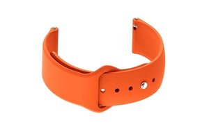 Bracelet de montre sport unisexe JD1606 orange, respirant, confortable, léger, réglable, étanche, en silicone, 20-22 mm, acier inoxydable - Product Image 3