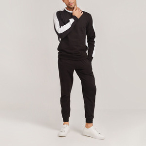 Ensemble de survêtement d'hiver pour homme, style streetwear, avec logo personnalisé imprimé, coupe régulière, grande taille, pour le jogging, style urbain - Product Image 1