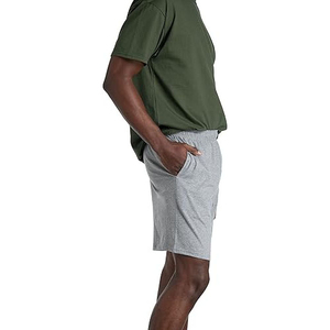 Nueva llegada 2025 100% pantalones cortos de algodón para hombre Color liso ropa de gimnasio pantalones cortos logotipo personalizado Casual Fitness pantalones cortos de trabajo al aire libre - Product Image 5