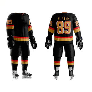 Prix compétitif uniforme de hockey sur glace/Service OEM de haute qualité uniforme de hockey sur glace imprimé par sublimation personnalisable - Product Image 1