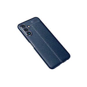 Coque en silicone bleu marine premium JoieCreatif Niss pour Samsung Galaxy A13 5G, protection arrière souple en TPU, électroplaquée - Product Image 2