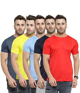 เสื้อยืดผ้าฝ้าย/ใยไผ่สีพื้น แขนสั้น พิมพ์ลายโลโก้ตามสั่ง - Product Image 5