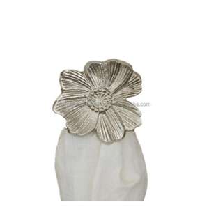 Rond de serviette en nickel plaqué finition avec un style élégant, parfait pour la décoration de la cuisine et de la table à manger, outil décent. - Product Image 1