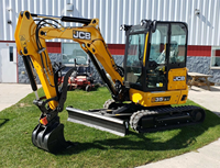 Mini-excavatrice JCB 35Z-1 de haute qualité, mini-excavatrice compacte de 3,6 tonnes, machine JCB 35Z-1 d'occasion, performances robustes