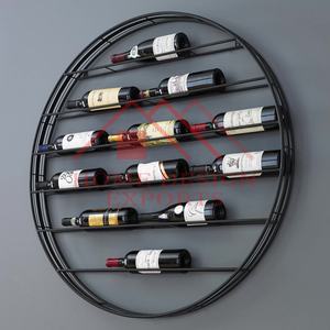 <b>Wall</b> <b>Mounted</b> <b>Wine</b> Bottle <b>Rack</b> in Black/New Arrival Latest Fancy <b>Wine</b> <b>Rack</b> Holder for <b>Wall</b> Decor/ Barware Beer <b>Rack</b> - Product Image 3