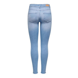 Summer Light Blue Medium <b>Waist</b> <b>Jeans</b> Women Denim Pencil Summer Light Blue Medium <b>Waist</b> <b>Jeans</b> Pants <b>Elastic</b> Pencil Skinny <b>Jeans</b> - Product Image 2