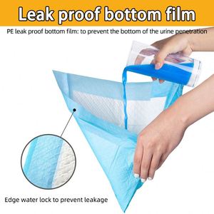 Hot Selling 60X90cm Disposable Dog Pee Pad High Absorbent Comfortable Puppy Training Pad Made of Wood - Product Image 5