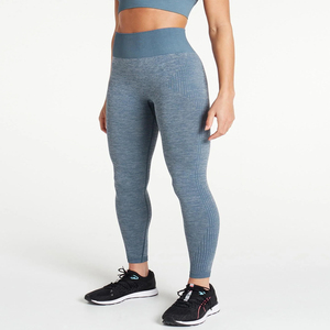 Leggings de gymnastique en polyester taille haute pour femmes haut tendance impression sans couture Fitness Yoga pantalon respirant tricoté Yoga de haute qualité - Product Image 1