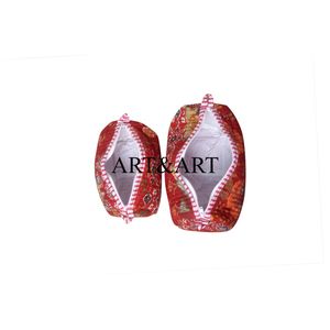 Indian Cotton Eco-Friendly Hand Block Print Zipper Closure Three Piece Set <b>Makeup</b> <b>Case</b> Pouch for <b>Traveling</b> Essentials - Product Image 6