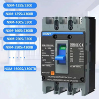 Disjoncteur compact CHINT NXM-63S 4P 415V/400V S25KA avec déclenchement par shunt et contact d'alarme auxiliaire pour panneau de commande