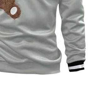 Sweats à manches longues en coton polyester pour homme 2024 sweat surdimensionné à col rond pour hommes vêtements - Product Image 4