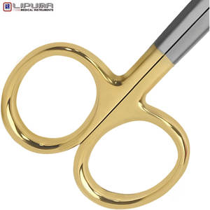 Ciseaux incurvés professionnels en carbure de tungstène de 11 pouces Instruments chirurgicaux dentaires manuels de haute qualité Norme de sécurité Mol - Product Image 5