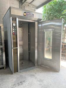 Four rotatif à 16 plateaux, état neuf, avec garantie d'un an, produit de boulangerie chaud 2025, moteur électrique de qualité vietnamienne 380V pour les farines - Product Image 4