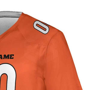 Camiseta de Fútbol Americano Personalizable 100% Poliéster, Color y Talla a Medida, Manga Corta de Verano, Secado Rápido, con Nombre de Equipo Personalizado - Product Image 4