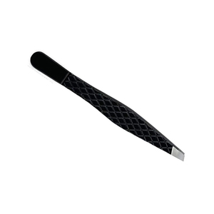 Pinzas para Cejas con Punta Inclinada de Acero Inoxidable, Ligeras, con Acabado Pulido Suave para un Manejo Higiénico y Uso Delicado - Product Image 1