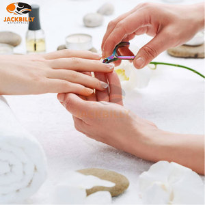 Cortadora de cutículas de uñas profesional de acero inoxidable, pinza de cutículas multicolor arcoíris con removedor de cuchillas puntiagudas para uso con los dedos - Product Image 4