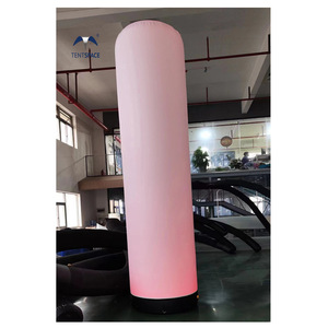 Bán buôn 2.3m Glow-in-The-Dark LED ánh sáng cột Ống Inflatable cho trung tâm hiển thị Wedding party trang trí bóng màn hình - Product Image 3