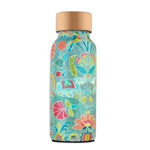 Bouteille d'eau en cuivre imprimée de qualité supérieure 500 ml pour un usage quotidien Bouteille d'eau en cuivre ayurvédique 500 ml Bouteille d'eau étanche - Product Image 3