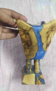 Brûleur à encens arabe Mubkhar en bois d'acacia de qualité supérieure 2026, résine époxy, fait à la main, durable, minimalisme moderne, écologique, parfum d'intérieur - Product Image 5