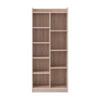 Meuble de rangement moderne multi-usages, bibliothèque pour école, chambre, bureau à domicile, salon, appartement, hôtel - DIY en panneaux de particules
