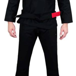 10oz Black Ripstop Cotton Core Gi Pants Ajuste atlético a medida para entrenamiento Competición Costura reforzada para Artes Marciales Jiu - Product Image 5