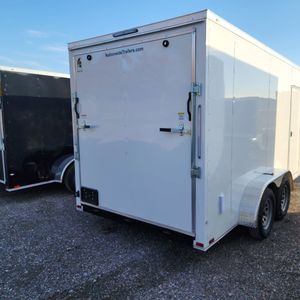 Nouvelle conception, prix d'usine, remorque de fret fermée en acier 18x6x7 avec forme carrée pour le transport de marchandises, prête à l'exportation - Product Image 3