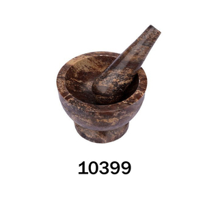 Precio barato único Mini mortero de mármol y Maja proveedor moderno mortero de cerámica y mortero para moler hierbas artículo de cocina - Product Image 6