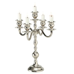 Custom Nickle Plated 5 Arms Candelabra for Wedding Centerpieces Hot Sale New Handmade <b>Candle</b> Holder for Sale in Wholesale Price - Product Image 1