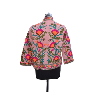 Chaqueta Algodón TNT SUZANI Bordado Abrigo de mujer Forro de algodón transpirable Patrón floral Casual Invierno - Product Image 6