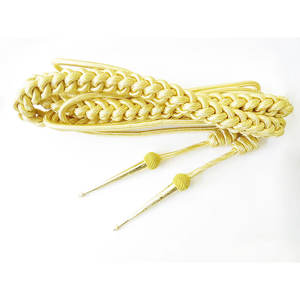 ควิกเวย์ อินดัสทรีส์ ชุดยูนิฟอร์มและเครื่องประดับคุณภาพสูงแบบกำหนดเองที่ดีที่สุด สายสะพายพิธีการแบบมีปลายสองด้านสีทอง - Product Image 5