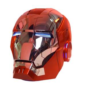 Máscara Eléctrica de Iron Man Hecha de Plástico Resistente - Product Image 1