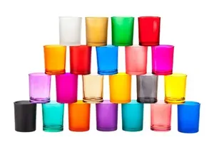 Multicolor <b>Tealight</b> <b>Candle</b> Votives Wholesale Latest Design Decorative <b>Candle</b> Glass Holder - Product Image 4