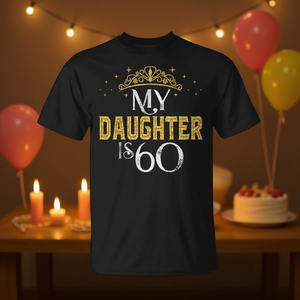 Mi hija tiene 60 años, camiseta para el 60 cumpleaños de 1963 - Product Image 3
