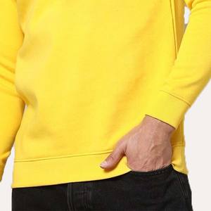 2026 nueva moda para hombre, sudadera delgada de cuello redondo, logotipo personalizado, algodón liso lavado con ácido, sudaderas con capucha bordadas teñidas a la piedra - Product Image 2