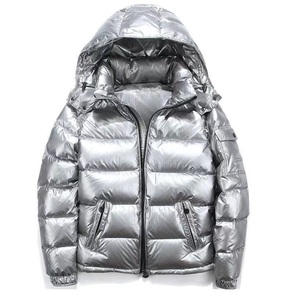 Nouvelle conception de vestes matelassées, veste matelassée personnalisée avec logo, veste matelassée en duvet d'oie, manteaux d'hiver pour homme, vente en gros de vestes matelassées - Product Image 3