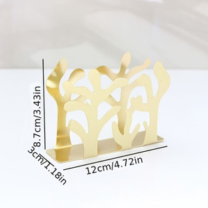 Design fabuleux porte-serviettes doré forme et taille personnalisées porte-serviettes décoration de table de la meilleure qualité porte-serviettes pour mariage - Product Image 3
