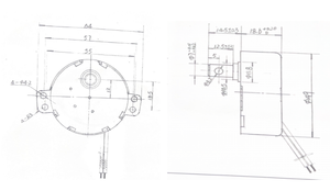220V AC Permanent Magnet Synchronous Motor Low Speed Quiet Type - Product Image 2