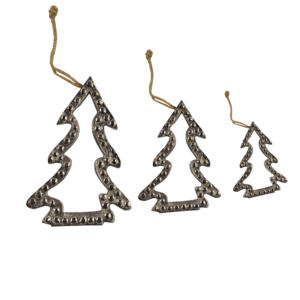 Adorno de Navidad en forma de árbol, decoración colgante para fiesta en casa, diseño de acabado múltiple para el último tema - Product Image 1