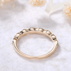 แหวนทองแต่งงาน18kt หรูหราดีไซน์ใหม่หรูหราอะเล็กซานไดรต์สีทองแท้แหวนประดับเพชรแท้ - Product Image 4