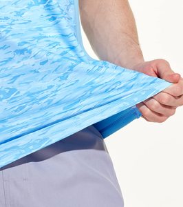 ชุดป้องกันผื่นสำหรับผู้ชายชุดป้องกันผื่นสำหรับผู้ใหญ่ผู้ชายสีทึบระบายอากาศได้ดีใส่สบาย - Product Image 6