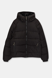 Veste matelassée d'hiver chaude personnalisée pour hommes, veste coupe-vent rembourré, vêtements d'extérieur à capuche noirs épais, vestes à bulles pour hommes, nouvel arrivage - Product Image 5