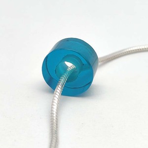 Apatite Hydro Quartz 14.5x8mm Perles Heishi 5mm Perceuse de pierres précieuses 13.5 Cts Vente en gros de pierres précieuses naturelles Grand trou Perles plates Bijoux - Product Image 1