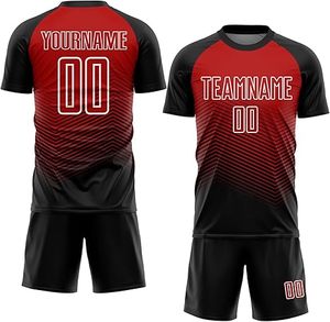 ชุดเสื้อฟุตบอลระบายอากาศได้ดีสำหรับผู้ชายเสื้อกีฬา100% ผ้าโพลีเอสเตอร์ออกแบบชื่อได้ตามต้องการ - Product Image 6
