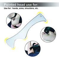 Outil de massage Gua Sha en acier inoxydable, grattoir musculaire