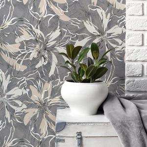 Papel pintado de vinilo de Venta caliente de flores de diseño moderno para base no tejida de cocina para apartamento de suministro al por mayor del fabricante - Product Image 6