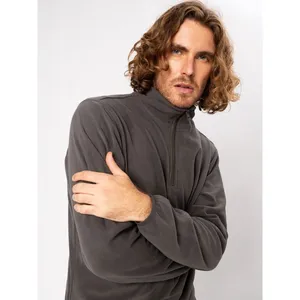 Felpa con Cappuccio e Mezza Zip in Pile Polaris Personalizzabile per Merchandising Promozionale - Product Image 3