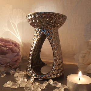 Pot de cire parfumée martelé Design simple poli miroir Récipient de cire fait main Stockage idéal pour la maison et la décoration de cadeaux - Product Image 2