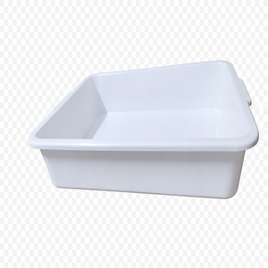 Bandeja de Plástico para Laboratorio |   Bandeja Utilitaria Blanca Resistente a Químicos, Diseño Rectangular, Bordes Elevados, Asas Laterales, 1 Año de Garantía - Product Image 2